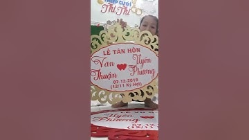 HƯỚNG DẪN CÁCH DÁN DECAL LÊN FOMEX LÀM BẢNG TÊN CÔ DÂU CHÚ RỂ ĐÁM CƯỚI | THIỆP CƯỚI THI THI CẦN THƠ