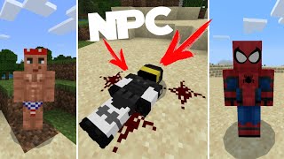 NPC В MINECRAFT PE – ОБЗОР АДДОНОВ