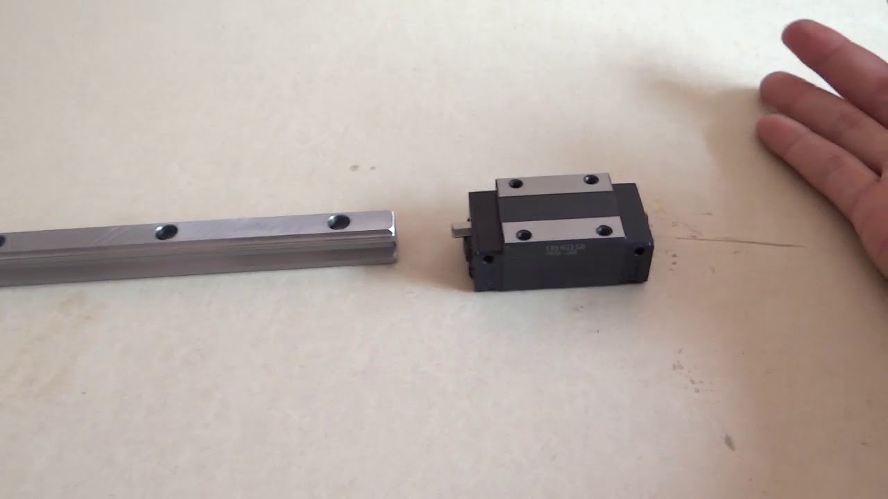 ใส่ slide block กับ Linear Guide Rail - YouTube