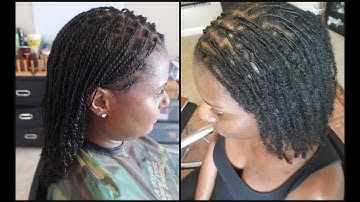 Two Strand Twist Loc Journey ( 1st Day to 7 Months)