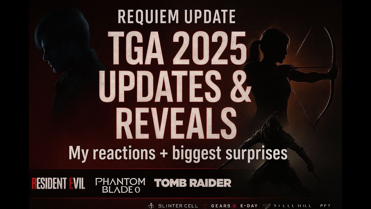 TGA 2025: Biggest Reveals & New Updates! (Resident Evil Requiem, Phantom Blade 0, Tomb Raider)