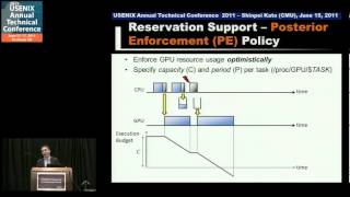 USENIX ATC 2011 : TimeGraph (GPU Command Scheduler by Kato)