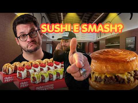 Sushi di CARNE + Smash Burger: combo assurda testata a Torino - DUCCIO
