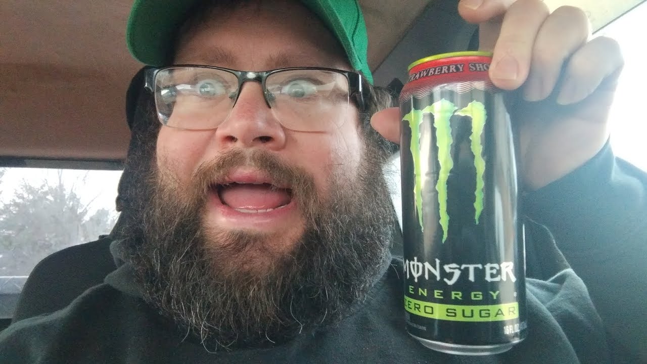 Monster Energy Strawberry Shot Zero Sugar Review 