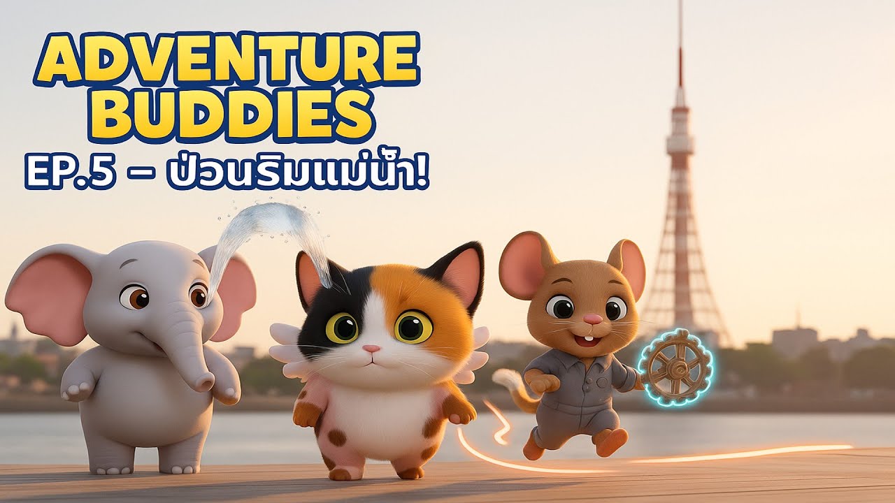 Adventure Buddies – ป่วนริมแม่น้ำ! | เพลงเด็กใหม่ล่าสุด ฟังยาว ๆ สนุก ...