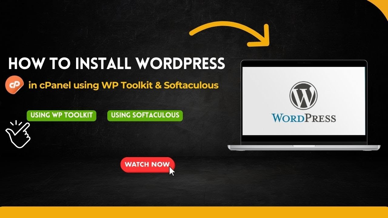 How to Install Wordpress In Cpanel | Using WP Toolkit + Softaculous ...