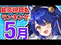 【#2021年5月】にじさんじ月間最高視聴数ランキング