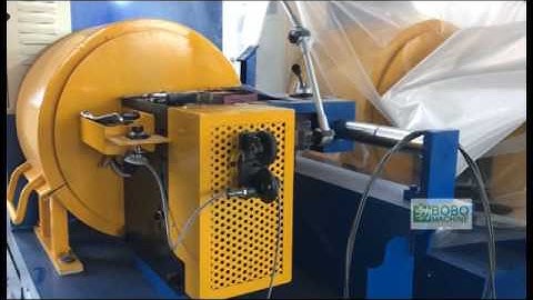 Inveter control endless auto winder for control cable casing conduit making