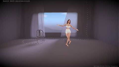 SL - Ballet 03 - dancing 3d animation for @secondlife #shorts
