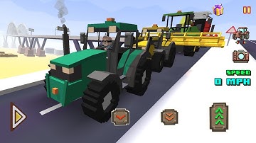 The bridge is overcrowded this morning, I will be late at the farm - Blocky Farm & Racing Simulator