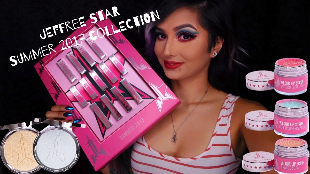 JEFFREE STAR SUMMER 2017 COLLECTION SWATCHES AND REVIEW | CHUAAHH