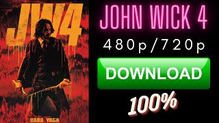 John Wick 4 download kaise kare I How to download john wick 4 camrip