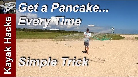 How To Catch Bait Fish With A Cast Net - Another Cast Net Tip - Find Your Sweet Spot!