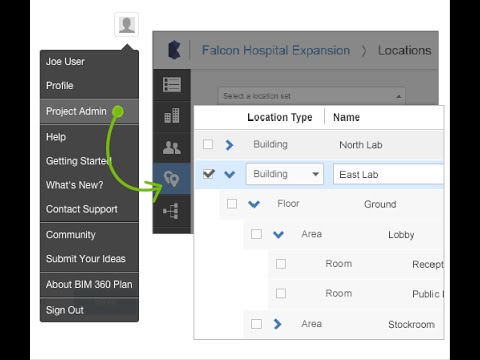 BIM 360 Plan: Create a Location - YouTube