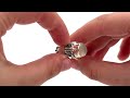 Wh SG Ocean Goddess Embrace Ring Size 9