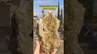 BULDUĞUM KALSİT KRİSTAL KÜME I found a calcite crystal cluster. #calcite