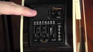 The Takamine CT4B II acoustic guitar preamp - review and user guide