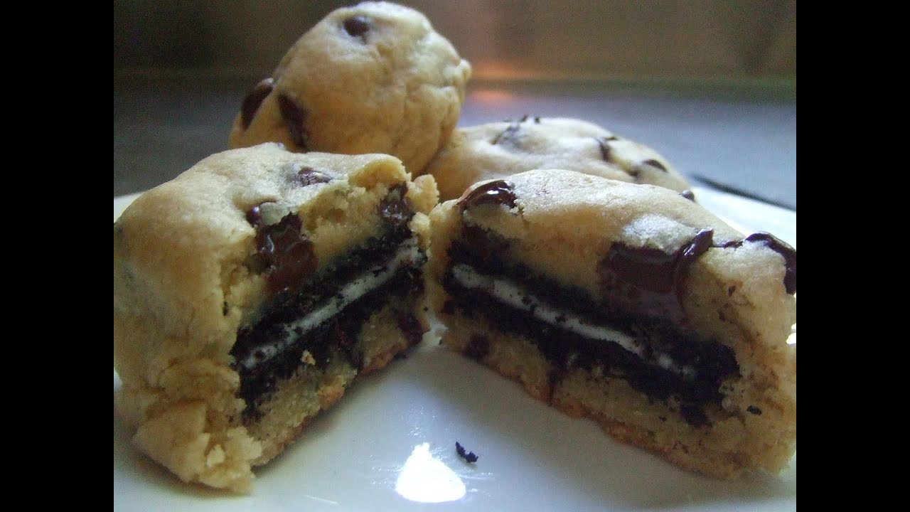 How To Make Oreo Stuffed Chocolate Chip Cookies