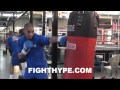 ANDRE WARD TRAINING AT MAYWEATHER BOXING CLUB 