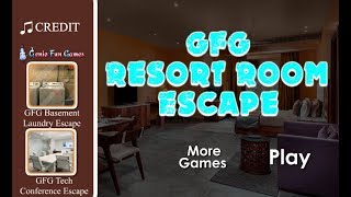 GFG Resort Room Escape Walkthrough [GenieFunGames]