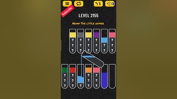 Water sort puzzle level 2155