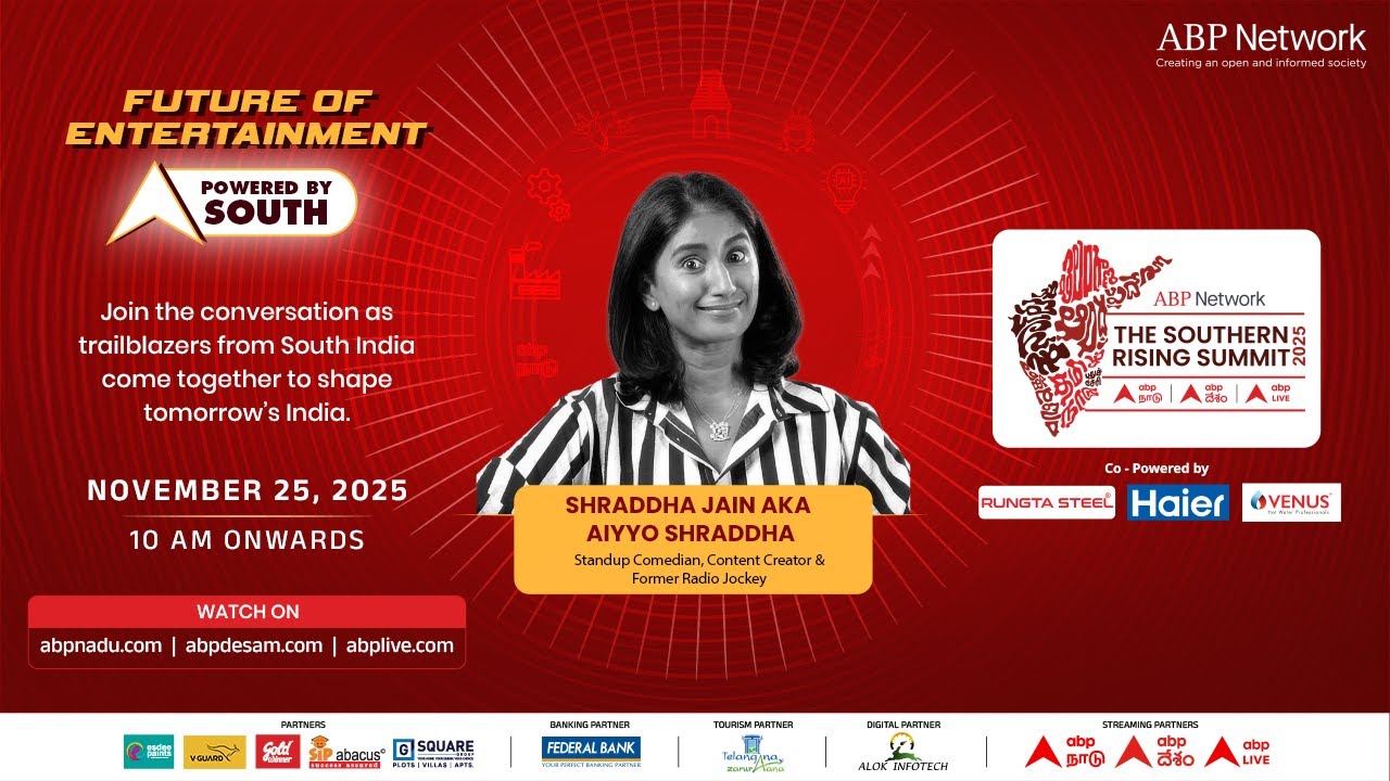 ABP Southern Rising Summit 2025 LIVE: The North South Divide Unity, Diversity and Comedy