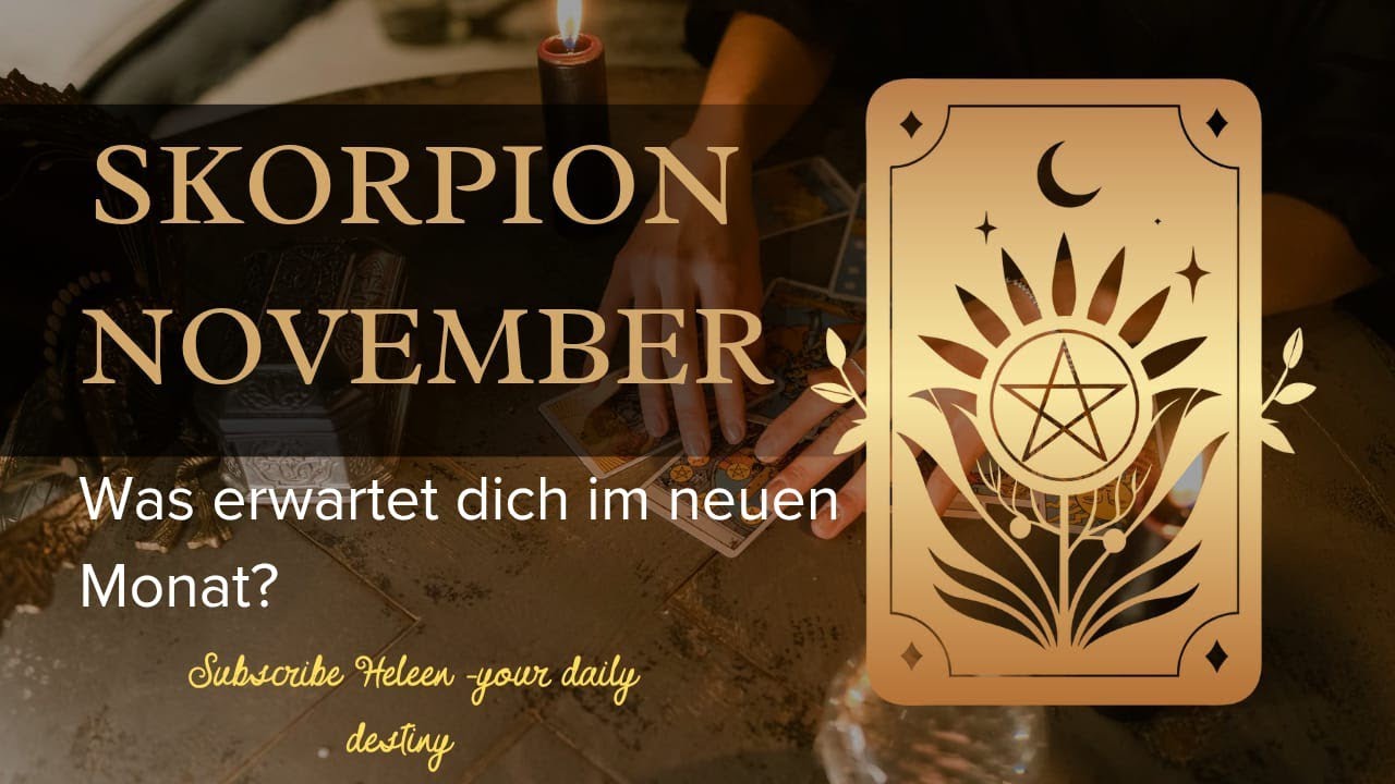 180Grad Wendung in deinem Leben! SKORPION NOVEMBER 2025