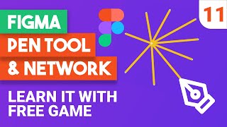 Figma pen tool and vector network | Figma tutorial in Hindi part 11