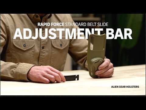 How to Install the New Rapid Force Standard Belt Slide Adjustment Bar
