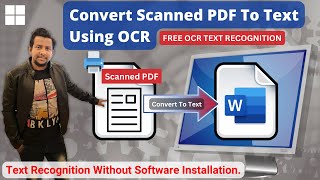 How to Convert Scanned PDF to Editable Text Without Using Any Software screenshot 5