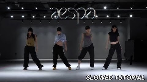 aespa ‘Whiplash’ Dance Practice Mirrored + Slowed Tutorial