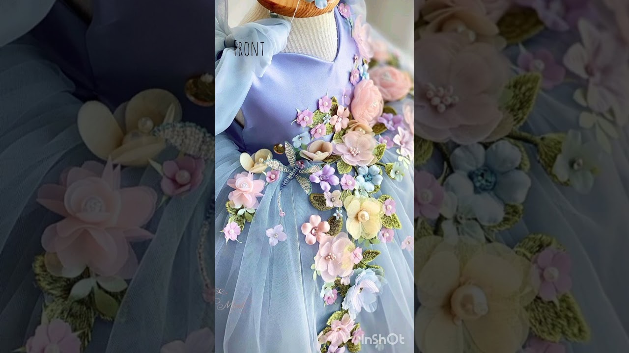 Baby girl princess dress |baby girl birthday frock | blue fairy dress 