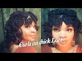 Loc curls using rubberbands | Thick locs