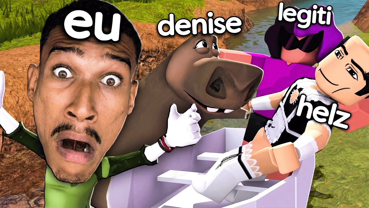 A DENISE INVADIU O NOSSO BARCO NO ROBLOX KKKKKKKKKKKKK