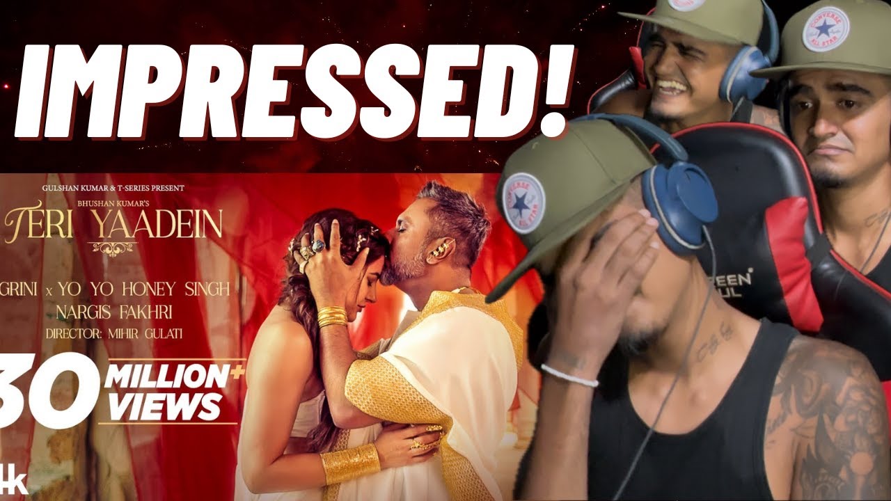 TERI YAADEIN (SONG): YO YO HONEY SINGH | GRINI | NARGIS FAKHRI | BHUSHAN KUMAR | GLORY | REACTION
