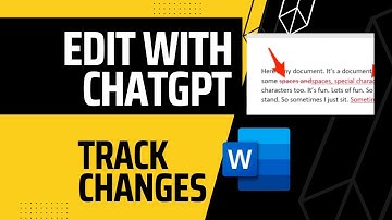 Use AI to edit Microsoft Word Document while keeping formatting + track changes [ChatGPT / editGPT]