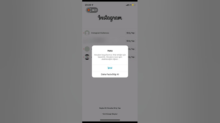 instagram Hesabın koşullarımızı ihlal ettiğin için kapatıldı.Hesabını nasıl geri alabileceğini öğren