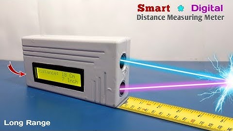 How to Make Digital Distance Measuring Meter | Smart Measurement Tape | Distance Measuring Machine