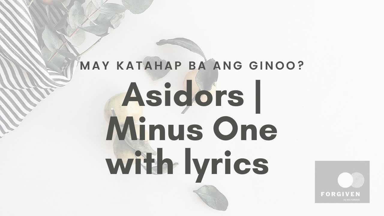 May Katahap Ba Ang Ginoo? | The Asidors | Karaoke Track with Lyrics