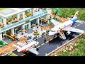 Miniature Construction: Building an Epic Modern Airport System for a Bustling LEGO Minifigure World