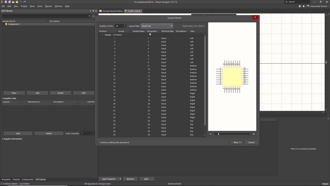 How to Create a Schematic Library in Altium Designer - YouTube