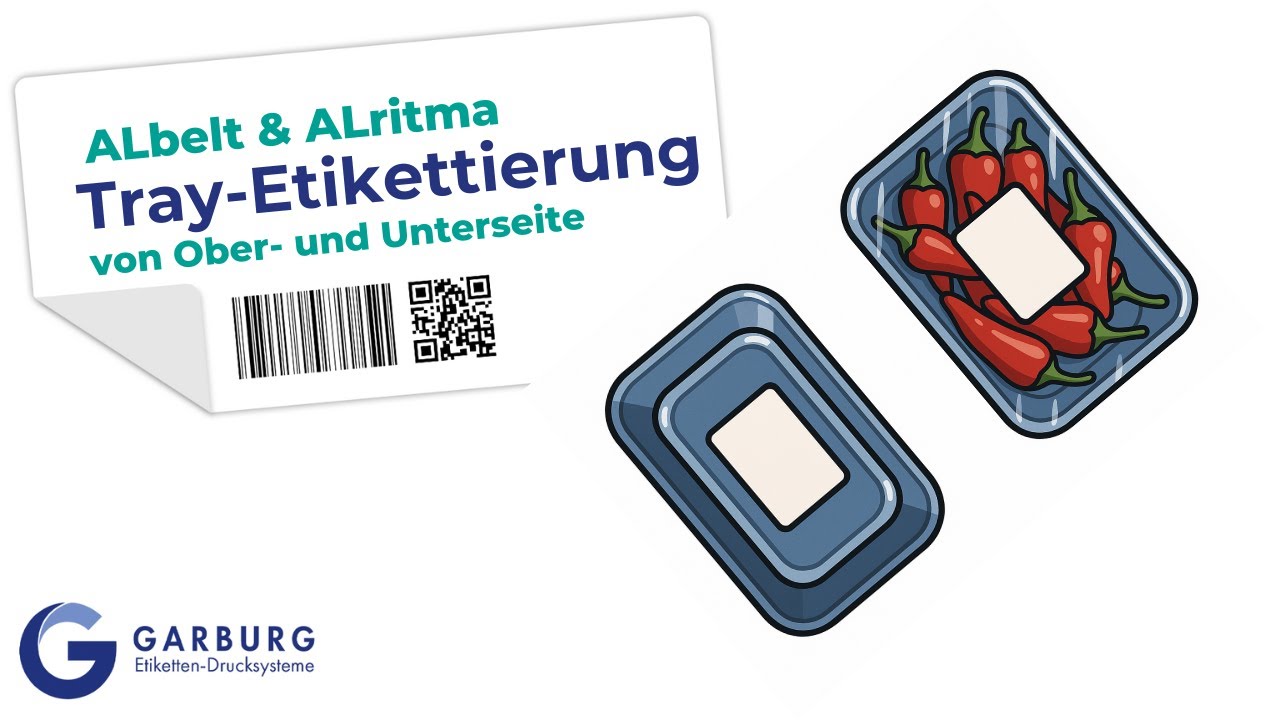 Tray-Etikettierung | ALbelt & ALritma Etikettiersystem | Garburg ...