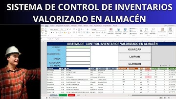 Como crear un CONTROL DE INVENTARIO valorizado! Entradas, Salidas y Stock