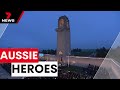 Anzac day service in Villers Bretonneux, France | 7NEWS