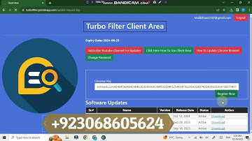 HOW TO MAKE LICENSE THROUGH TURBO FILTER CLIENT AREA