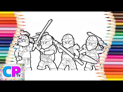 Lego Ninjago Coloring Pages, Coloring Pages Tv, Nonjago Ready for Action. 