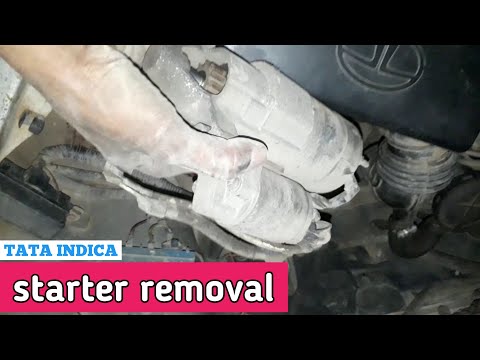 How To Remove Starter Motor | Starter Motor Removal | tata indica