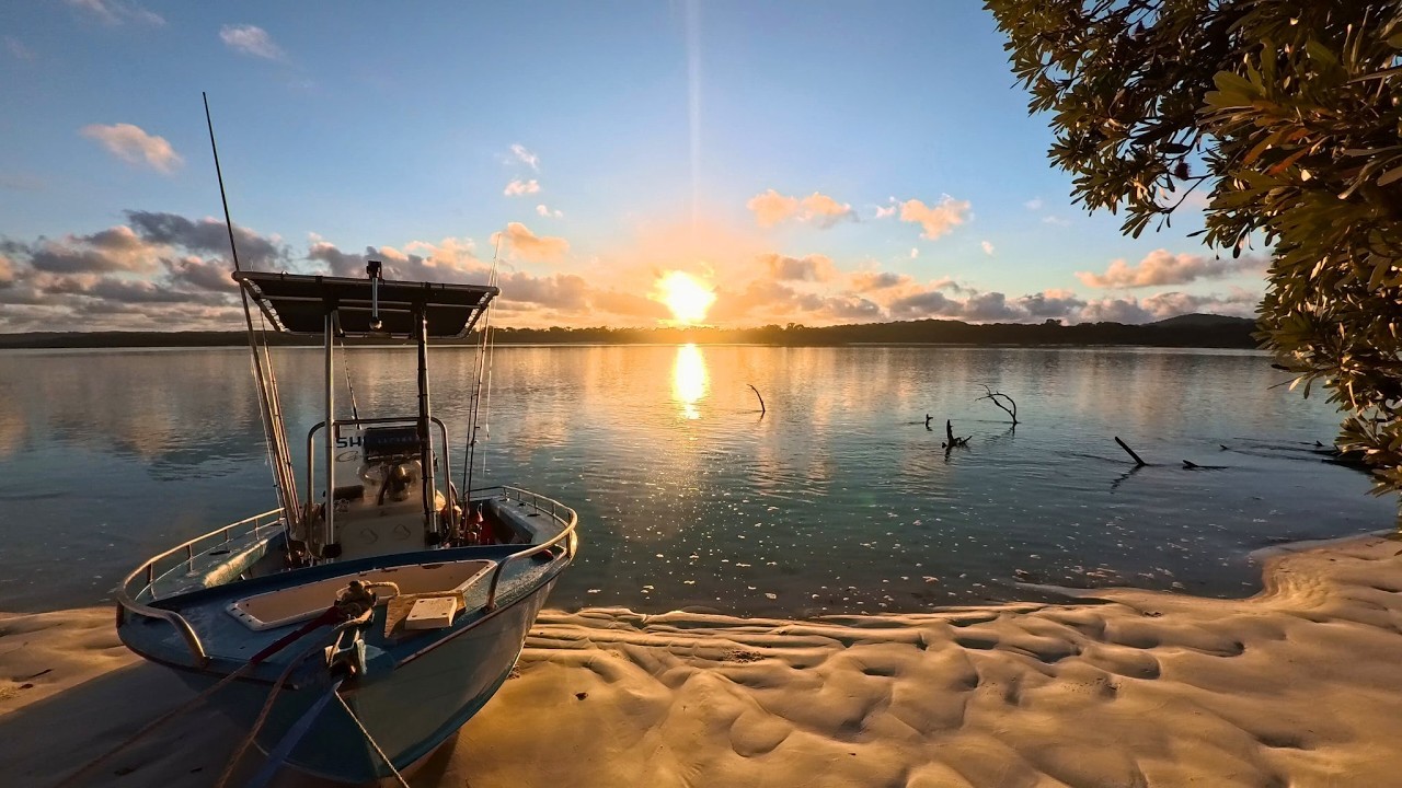 Кемпинг в ручье Ватумба, остров Фрейзер, на 5-метровой лодке