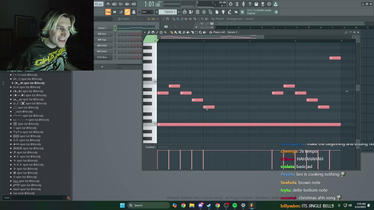 xQc is now a Music Producer | FL Studio