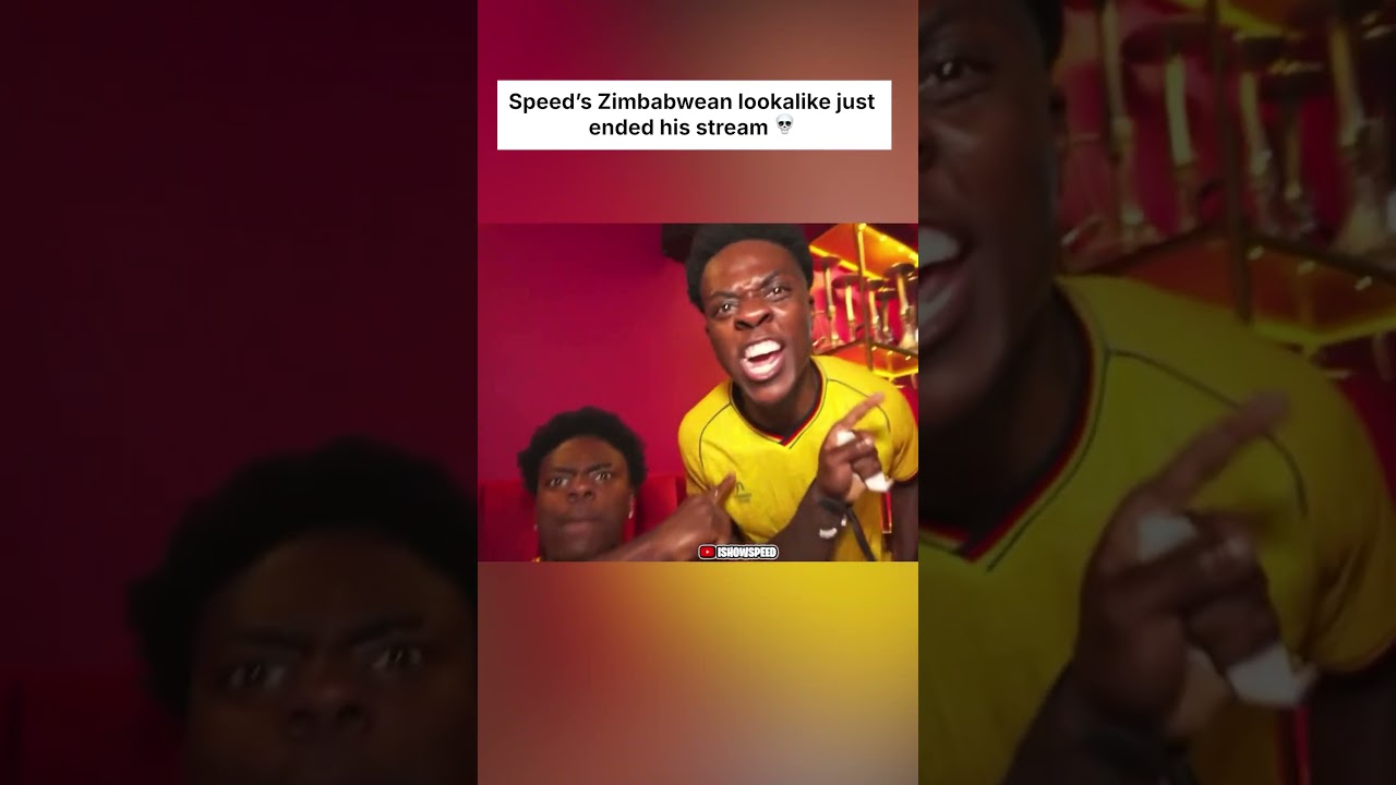 Speed’s Zimbabwean lookalike just ended his stream 💀 